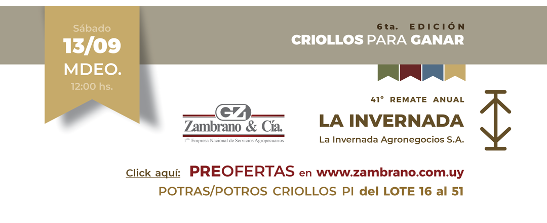 6º Edición - Criollos para ganar